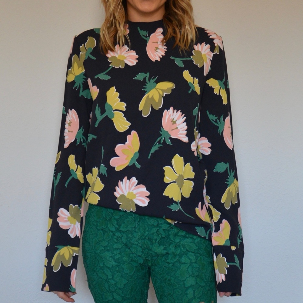 NWT Marni Floral Blouse M